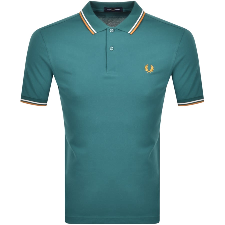 Alternative Image for ProductFred Perry Twin Tipped Polo T Shirt Green1